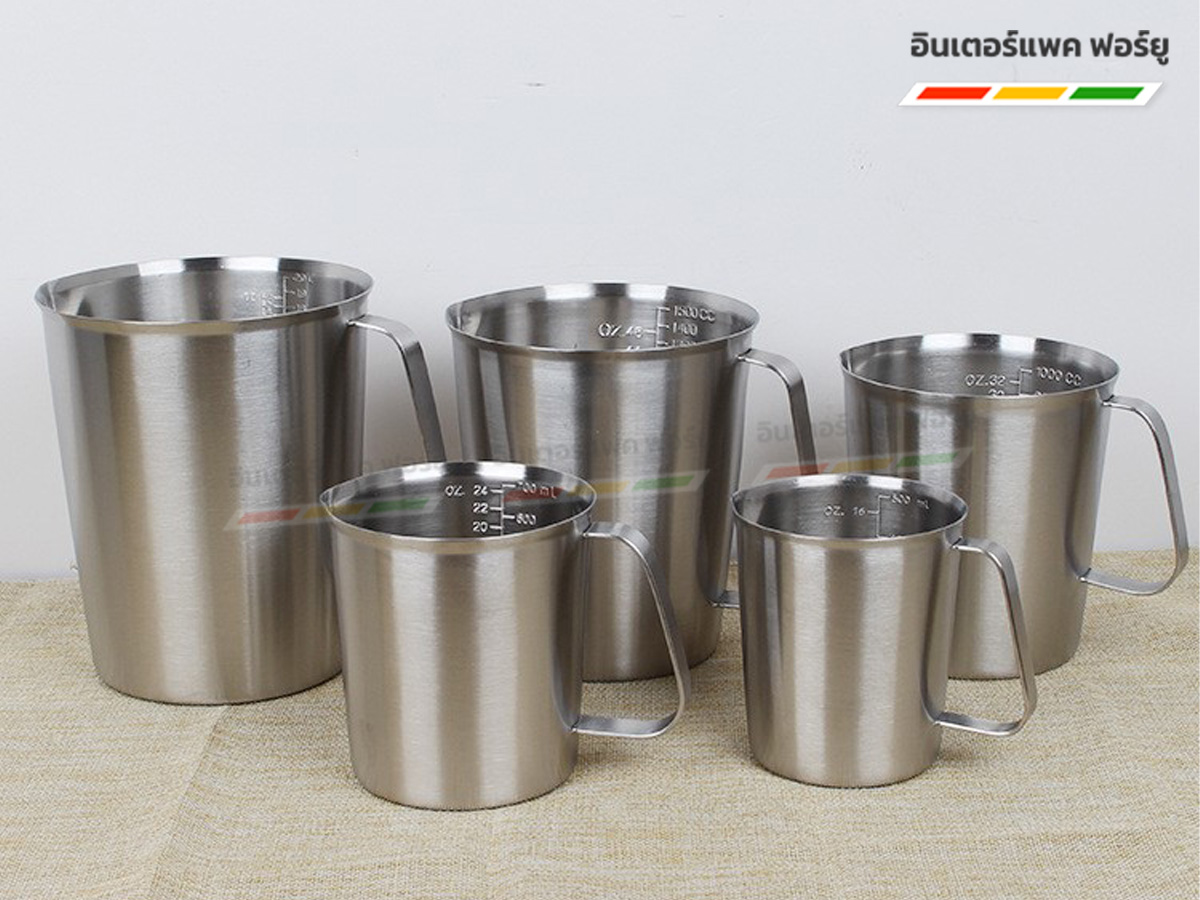 เหยือกตวงสแตนเลส 500-2000 cc.