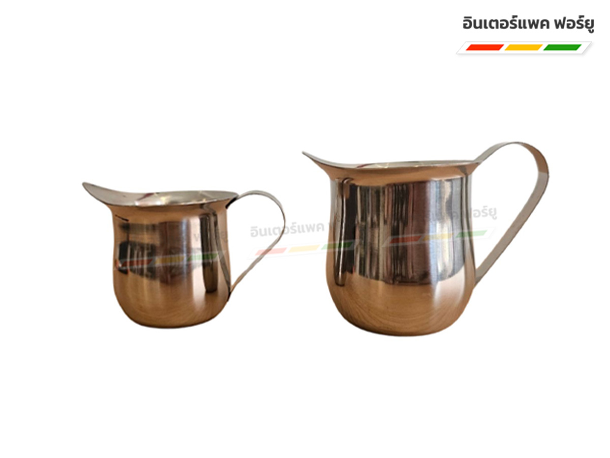 เหยือกเทนม-น้ำเชื่อมสแตนเลส 3,5 oz.