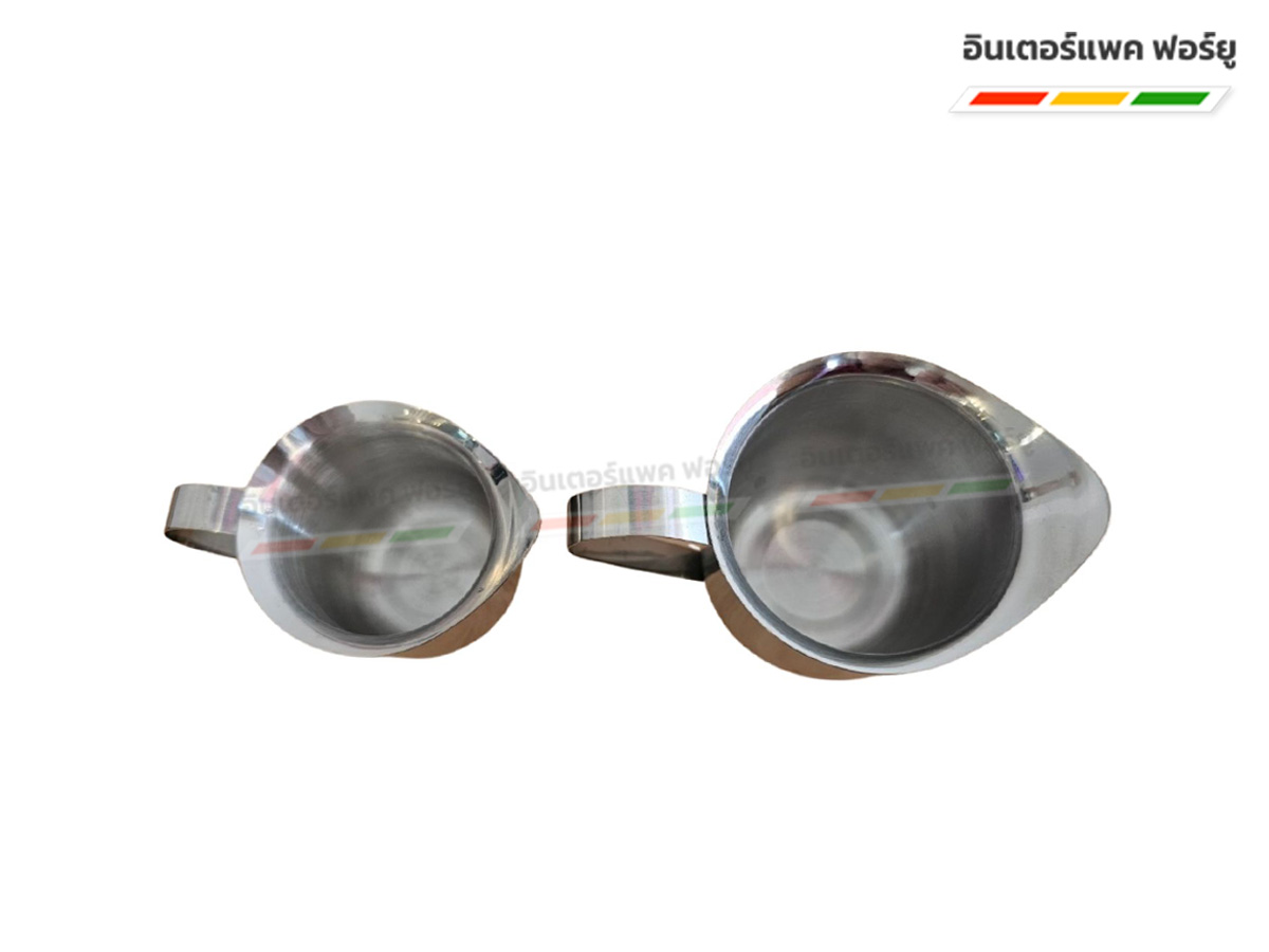 เหยือกเทนม-น้ำเชื่อมสแตนเลส 3,5 oz.