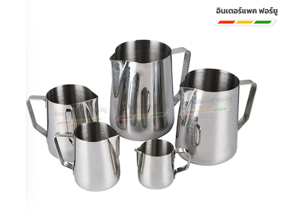 พิชเชอร์ตีฟองนมสแตนเลส ไม่มีสเกล