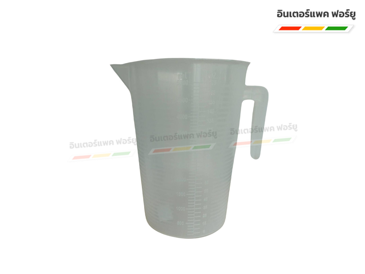 เหยือกพลาสติก 1000,2000,5000 ml. หูจับมีลาย