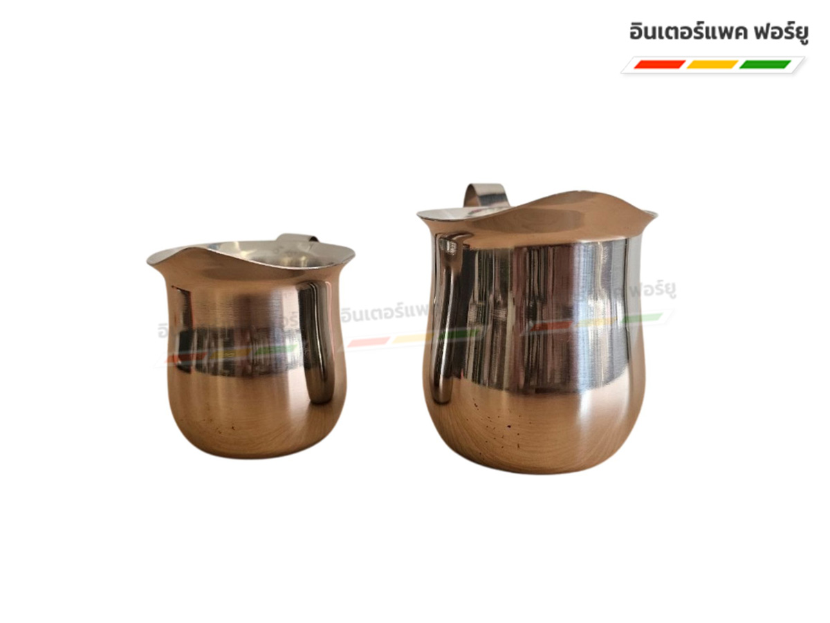 เหยือกเทนม-น้ำเชื่อมสแตนเลส 3,5 oz.